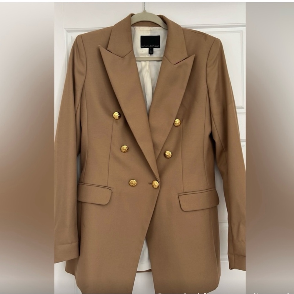 Banana Republic Double Breasted Blazer, 6 Tall